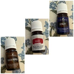 Young Living Bundle: DiGize Vitality, Black Pepper & Rare Loyalty Oil